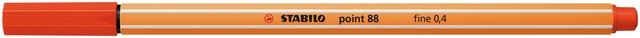 Fineliner STABILO point 88/40 fijn rood — Foto 2 van 2