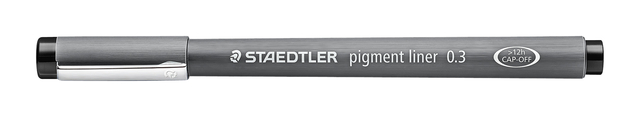 Fineliner Staedtler Pigment 308 zwart 0.3mm — Foto 2 van 2