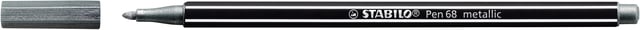 Viltstift STABILO Pen 68/805 medium metallic zilver afbeelding