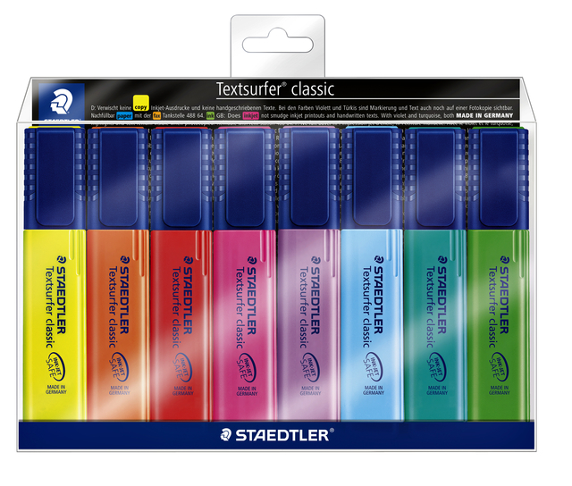 Markeerstift Staedtler 364 Textsurfer assorti 8 stuks afbeelding