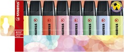 Markeerstift STABILO BOSS Original 70/8 pastel assorti etui à 8 stuks