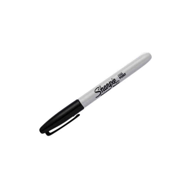 Viltstift Sharpie rond fijn zwart blister à 2 stuks — Foto 2 van 2