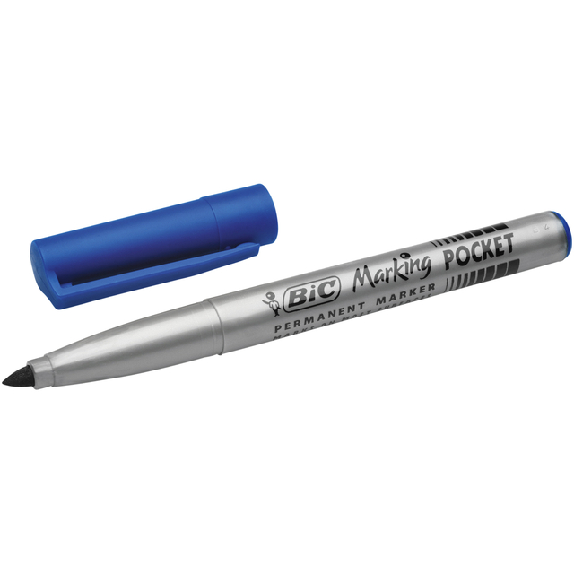 Viltstift Bic 1445 ecolutions rond fijn blauw afbeelding