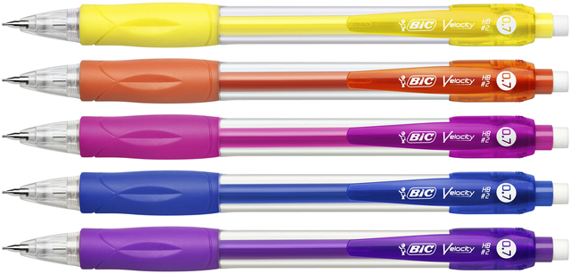 Vulpotlood Bic Velocity HB 0.7mm assorti afbeelding