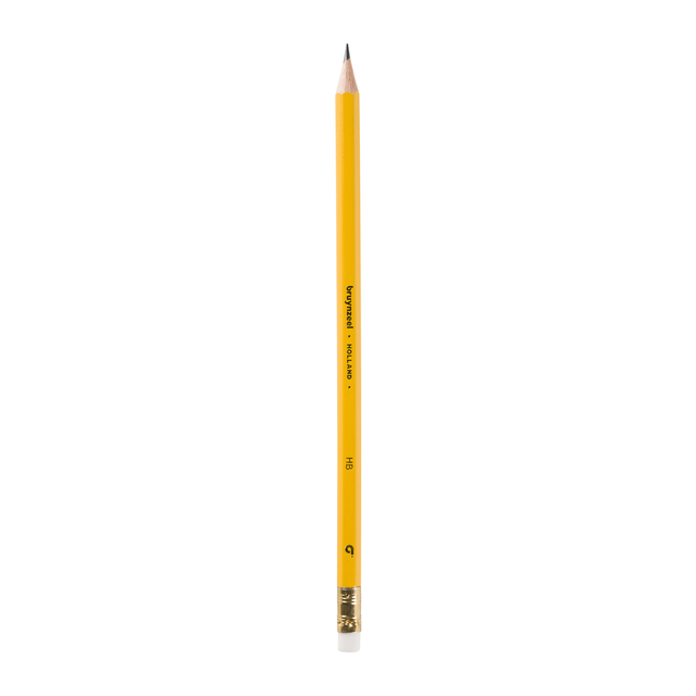 Potlood Bruynzeel 1705K Burotek HB met gum afbeelding