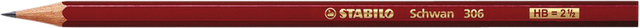 Potlood STABILO Schwan grafiet 306 HB afbeelding