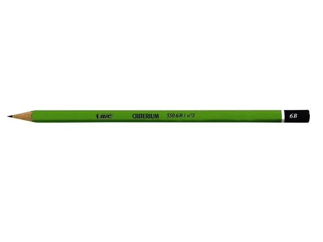 Potlood Bic Criterium 550 zeshoekig 6B afbeelding