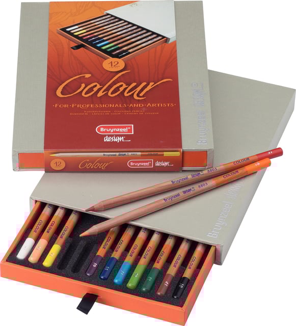Kleurpotlood Bruynzeel Design set à 12 stuks assorti afbeelding