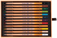 Kleurpotloden Bruynzeel Design met luxe bewaardoos assorti 12 stuks-2