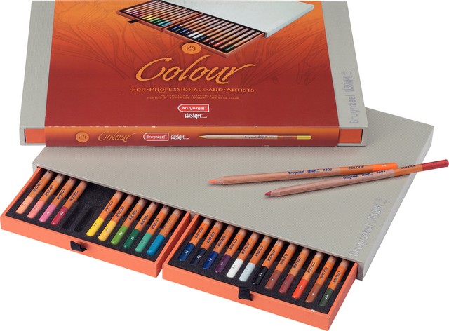Kleurpotloden Bruynzeel Colour box 24 stuks assorti afbeelding