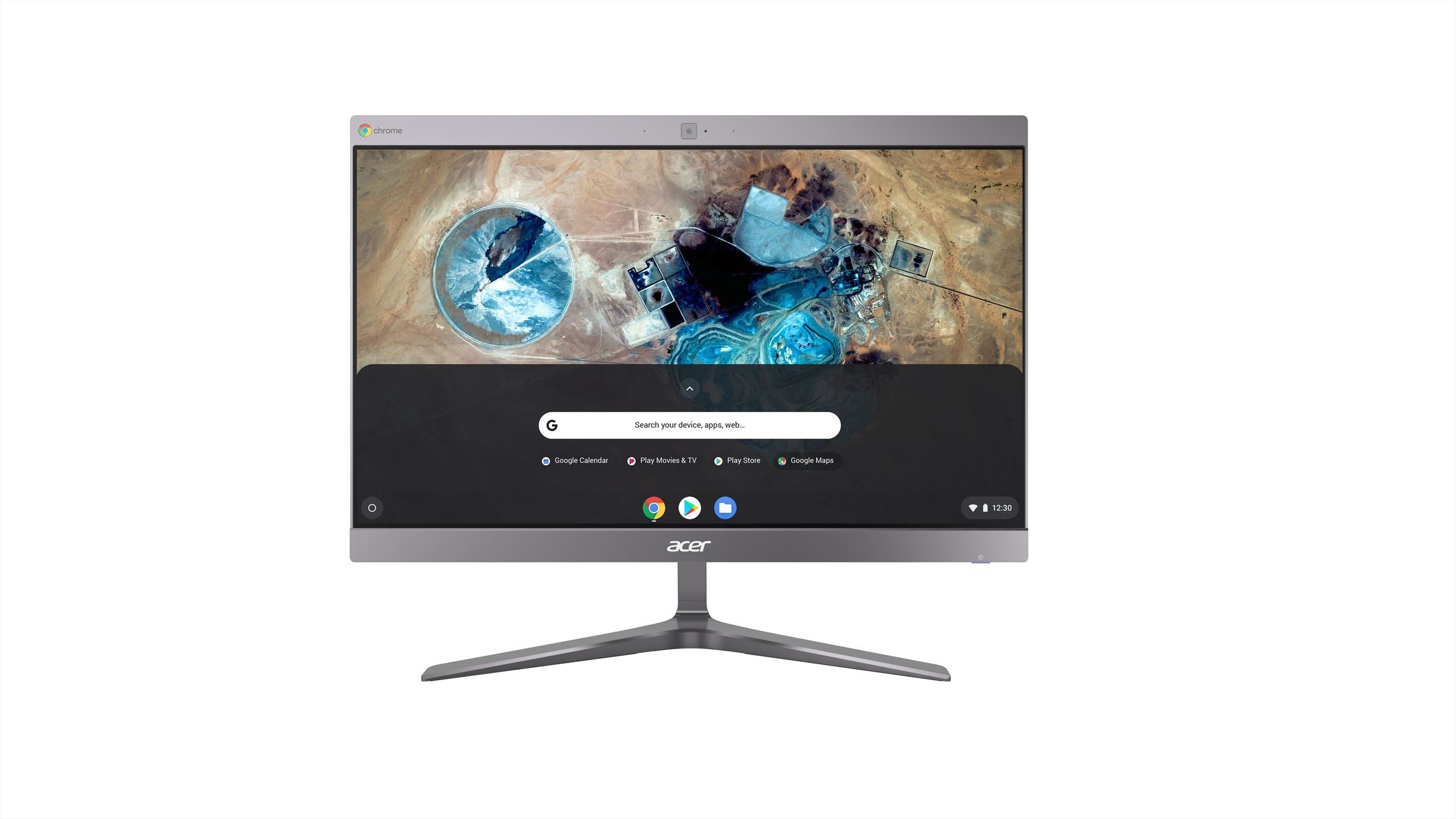 Acer Chromebase CA24I2 i3 Touch Intel® Core™ i3 i3-8130U 60,5 cm (23.8") 1920 x 1080 Pixels Touchscreen Alles-in-één-pc 8 GB DDR4-SDRAM 32 GB SSD ChromeOS Wi-Fi 5 (802.11ac) Zilver afbeelding