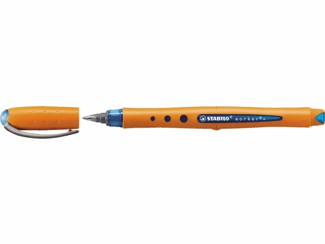 Rollerpen STABILO worker 2016/41 fijn blauw afbeelding
