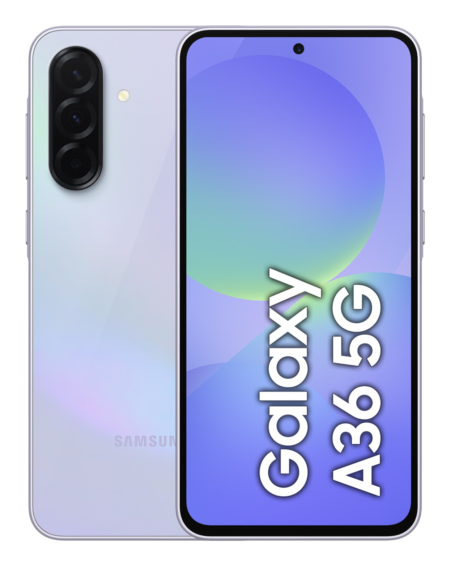 Samsung Galaxy A36 17 cm (6.7") Dual SIM Android 15 5G USB Type-C 6 GB 128 GB 5000 mAh Lavendel afbeelding