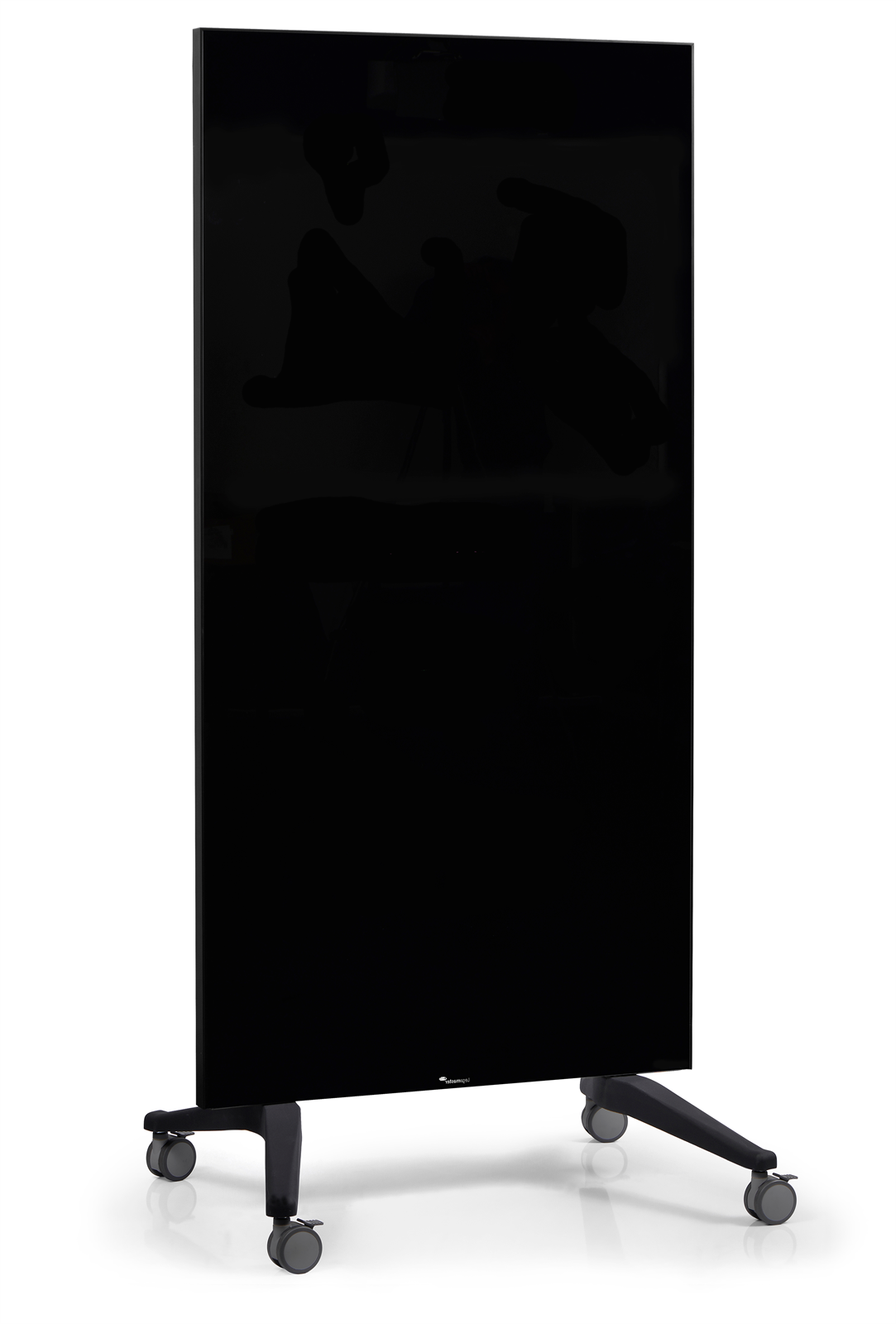 Legamaster mobiel glasbord 90x175cm zwart afbeelding