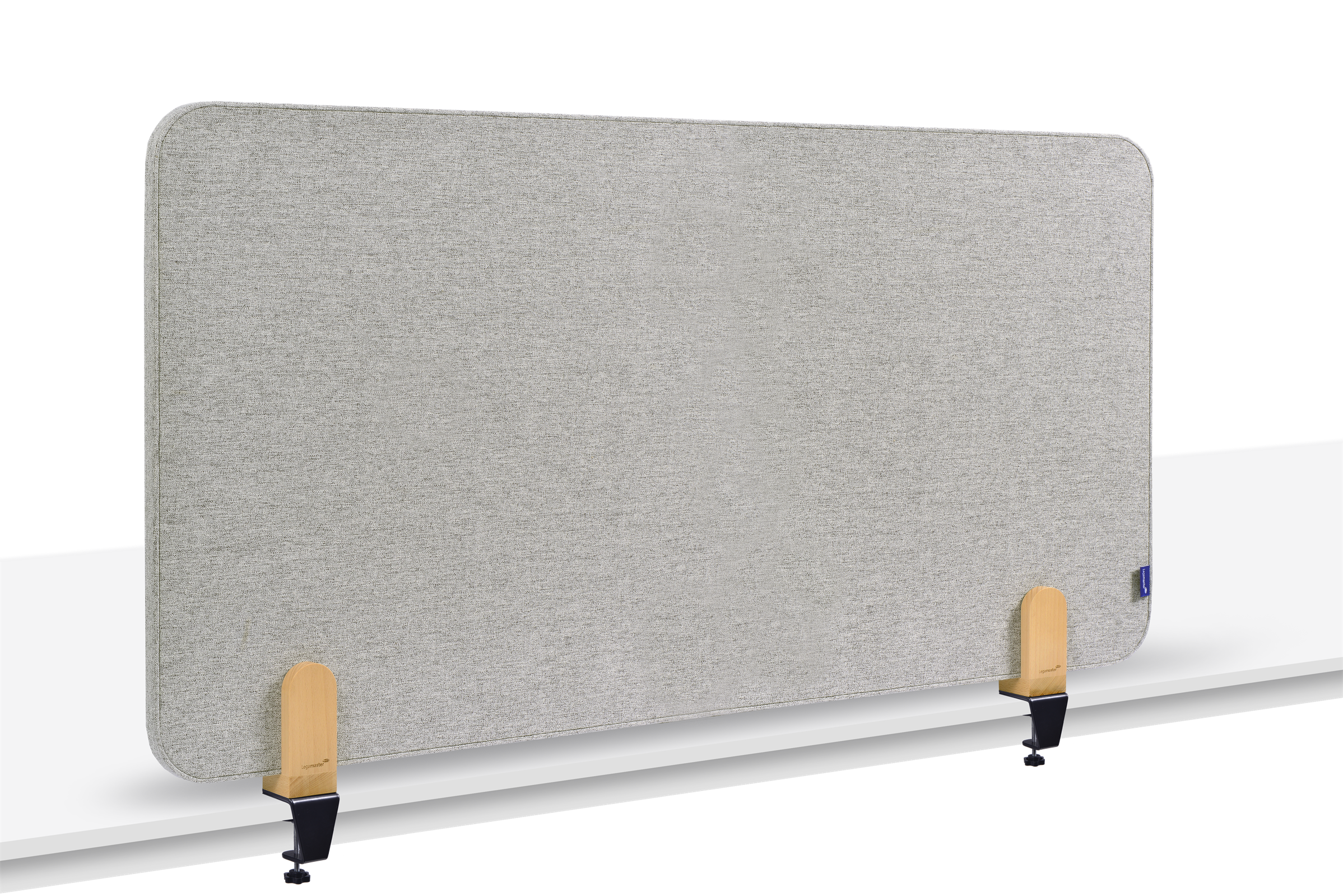 Legamaster ELEMENTS akoestisch bureauscherm 60x120cm licht grijs (klem) afbeelding