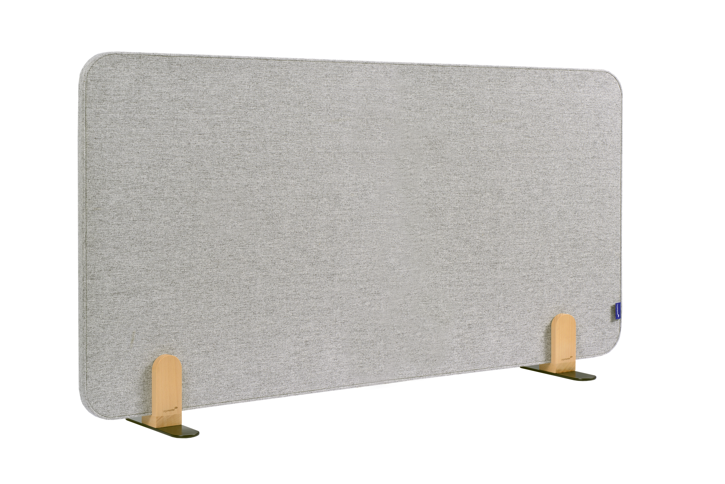 Legamaster ELEMENTS bureauscherm akoestisch 60x120cm grijs houders afbeelding