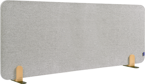 Legamaster ELEMENTS bureauscherm akoestisch 60x160cm grijs houders