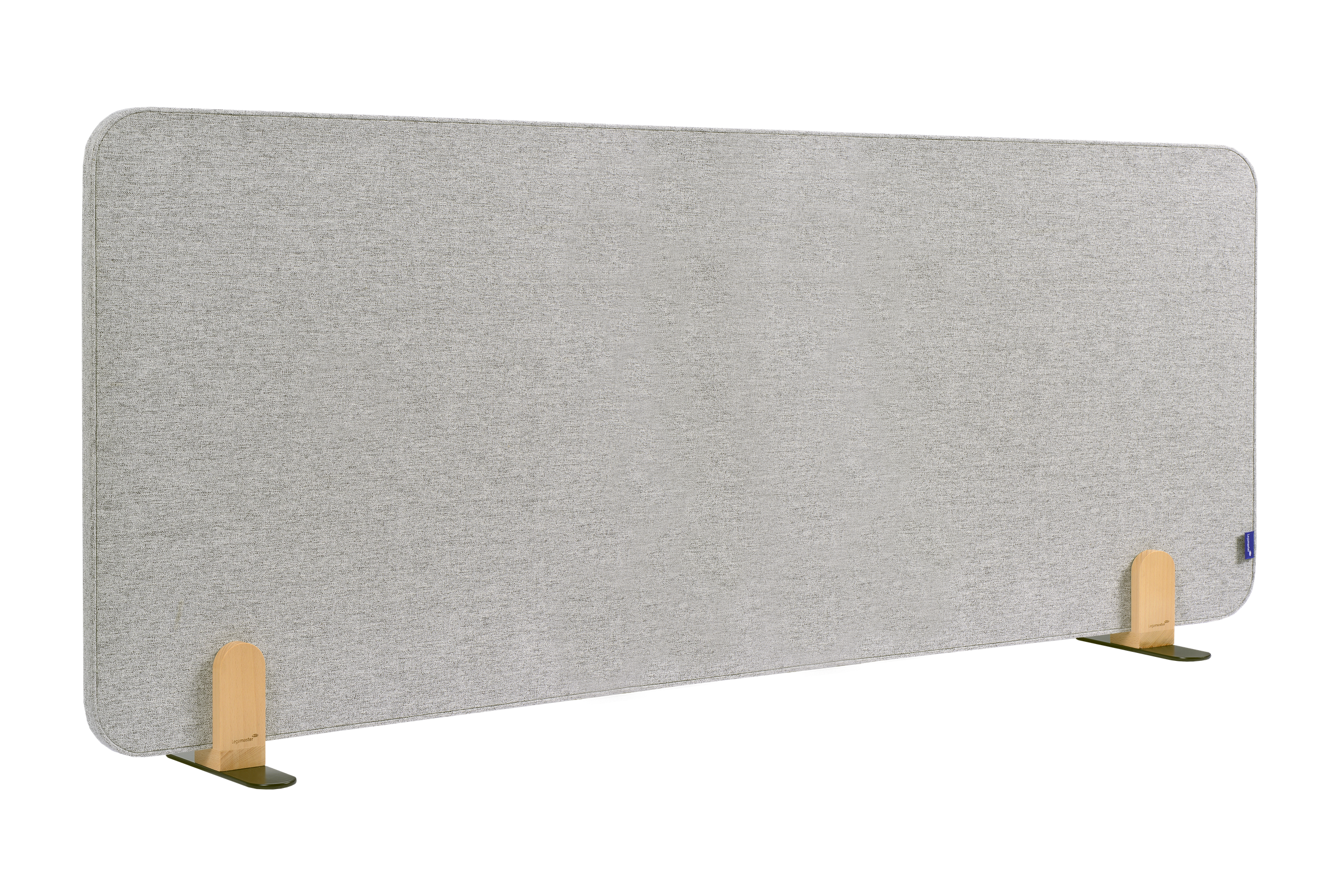 Legamaster ELEMENTS bureauscherm akoestisch 60x160cm grijs houders afbeelding