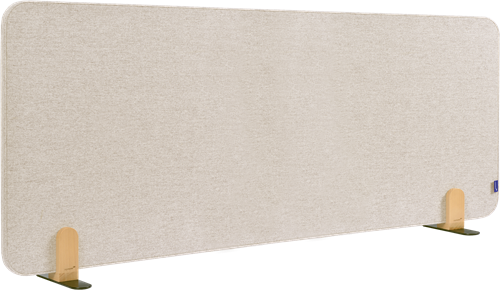 Legamaster ELEMENTS akoestisch bureauscherm 60x160cm soft beige (houder)