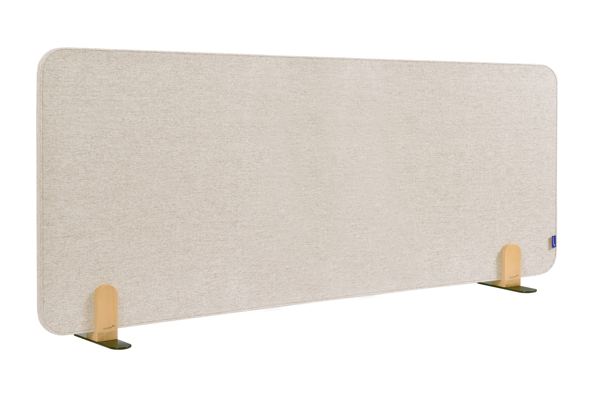 Legamaster ELEMENTS akoestisch bureauscherm 60x160cm soft beige (houder) afbeelding