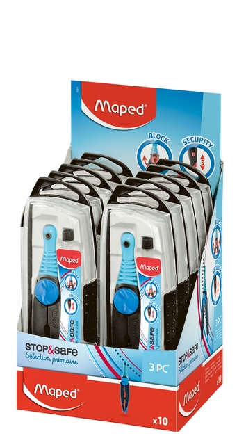 Passer Maped Stop & Safe 3delig display á 10 stuks assorti afbeelding