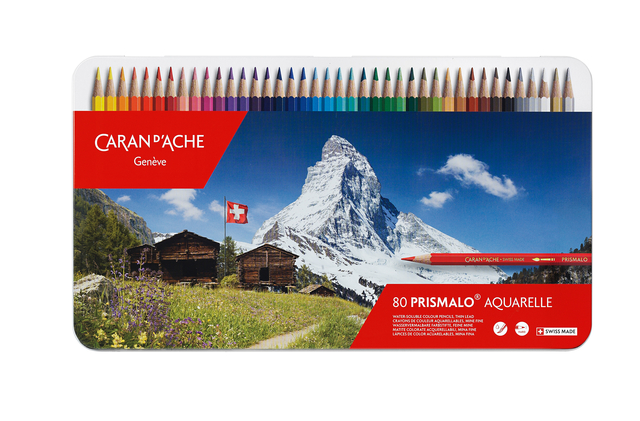 Kleurpotloden Caran d&apos;Ache Prismalo 80 stuks assorti afbeelding