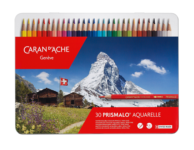 Kleurpotloden Caran d&apos;Ache Prismalo 30 stuks assorti afbeelding