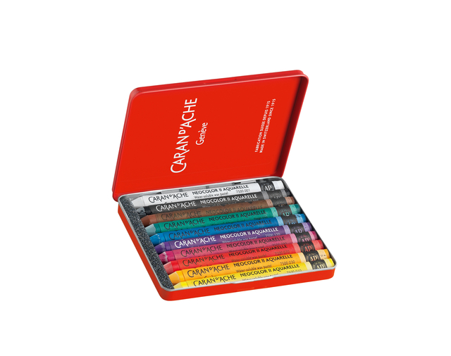Waskrijt Caran d'Ache neocolor-II 10 stuks assorti — Foto 2 van 2