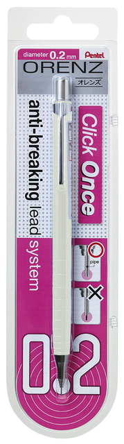 Vulpotlood Pentel Orenz B 0.2mm wit afbeelding