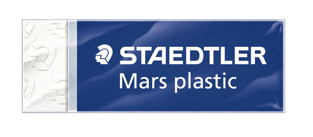Gum Staedtler Mars 52650 65x23x10mm potlood wit — Foto 2 van 2