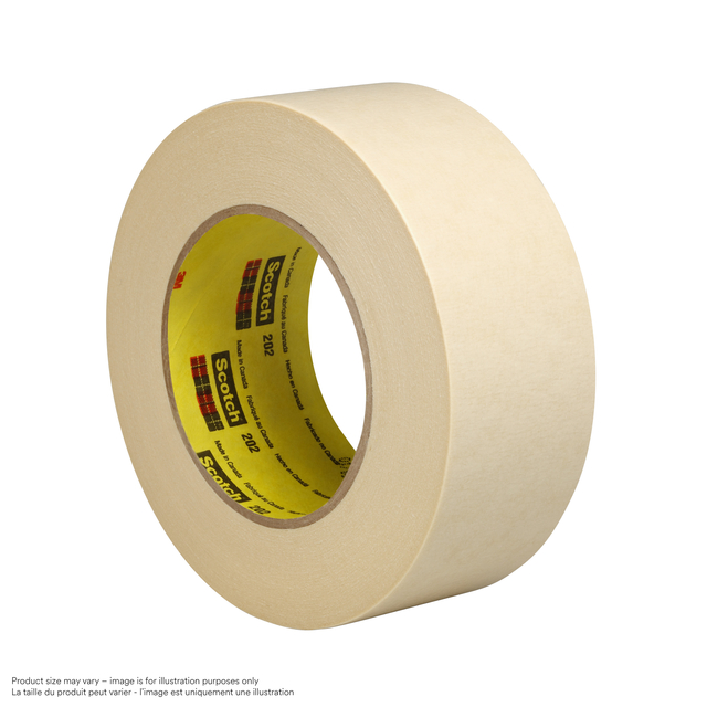 Afplaktape Scotch 202 25mmx50m crêpe beige afbeelding