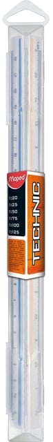 Schaalstok Maped Technic 1:20/25/50/75/100/125 afbeelding