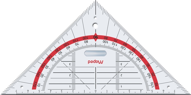 Geodriehoek Maped Technic 16cm — Foto 2 van 2
