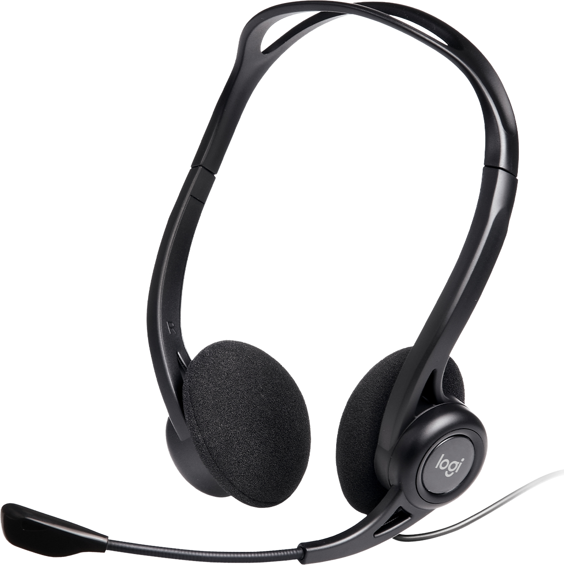 Logitech 960 Headset Bedraad Hoofdband Oproepen/muziek USB Type-A Zwart afbeelding