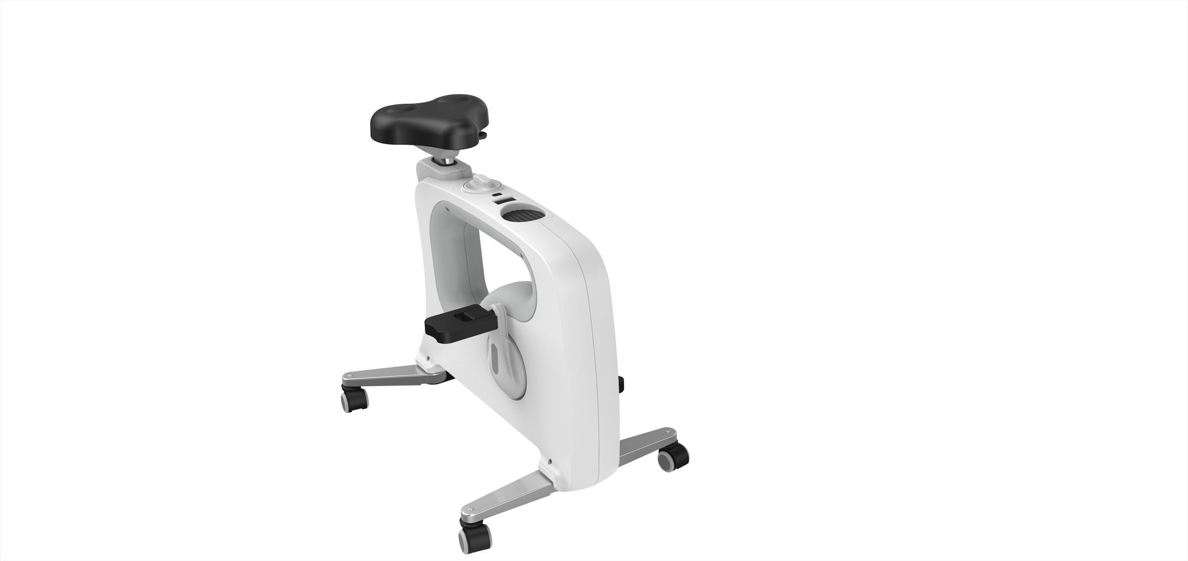 Bureaufiets Tournette wit afbeelding