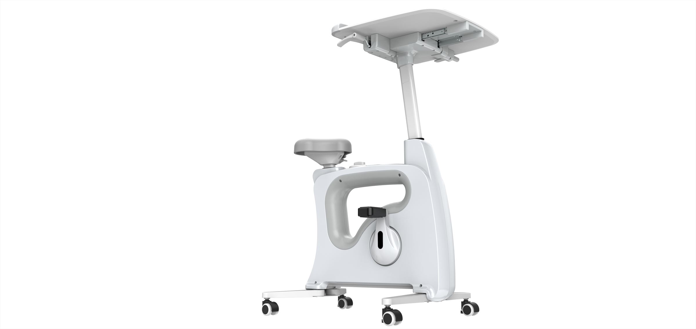 Bureaufiets Tournette DeLuxe wit afbeelding
