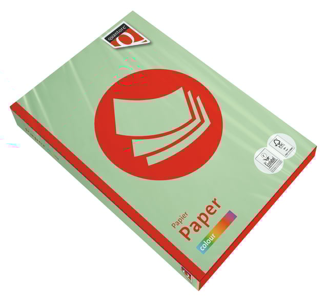 Kopieerpapier Quantore Colour A4 160gr appelgroen 250 vel afbeelding