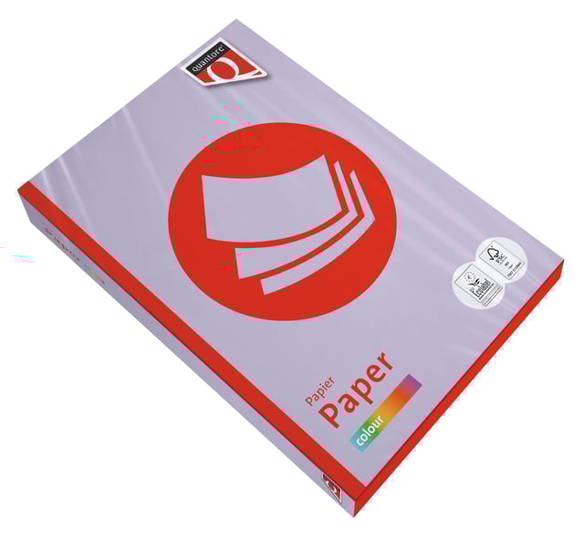 Kopieerpapier Quantore Colour A4 120gr lila 250 vel afbeelding