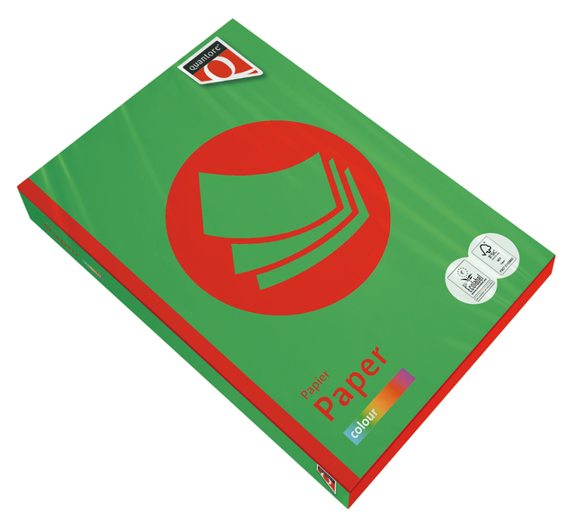 Kopieerpapier Quantore Colour A4 120gr grasgroen 250 vel afbeelding