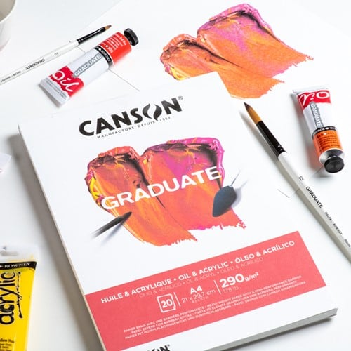 Olie Acrylblok Canson Graduate A3 290gr 20 vel-2