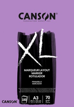 Tekenblok Canson XL Marker A3 70gram 100 vel