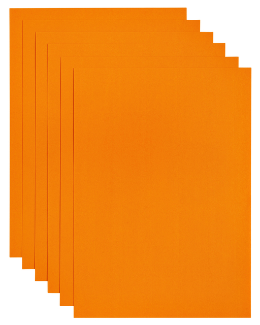 Kopieerpapier Papicolor A4 200gr 6 vel oranje afbeelding