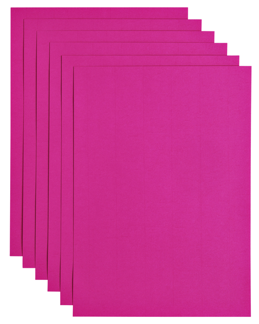 Kopieerpapier Papicolor A4 100gr 12 vel felroze afbeelding