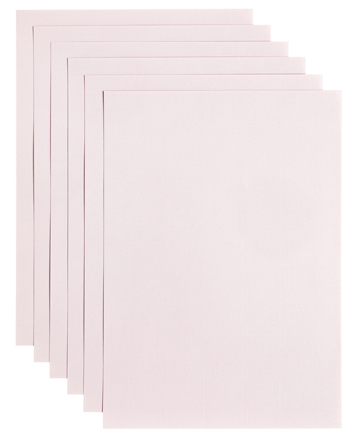 Kopieerpapier Papicolor A4 200gr 6 vel lichtroze afbeelding
