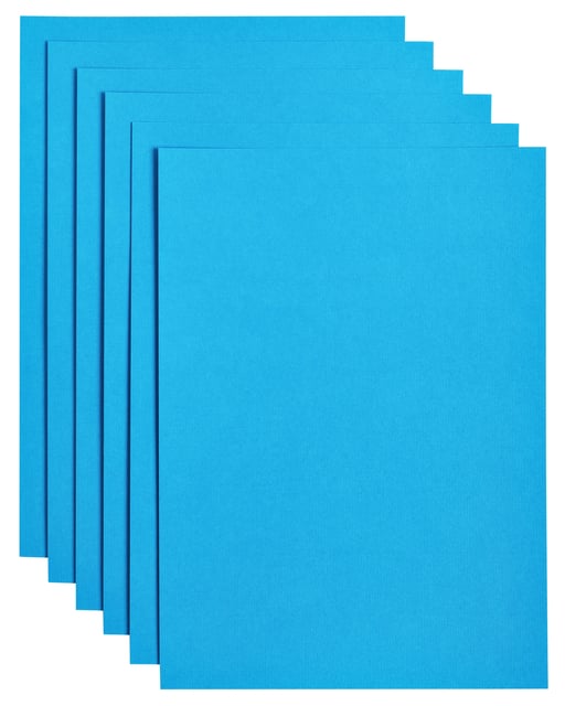 Kopieerpapier Papicolor A4 200gr 6 vel hemelsblauw afbeelding
