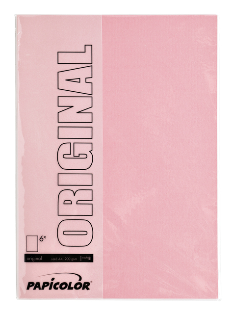 Kopieerpapier Papicolor A4 100gr 12 vel babyroze — Foto 2 van 2