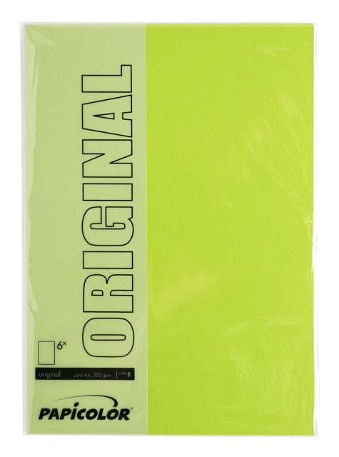 Kopieerpapier Papicolor A4 100gr 12 vel appelgroen — Foto 2 van 2
