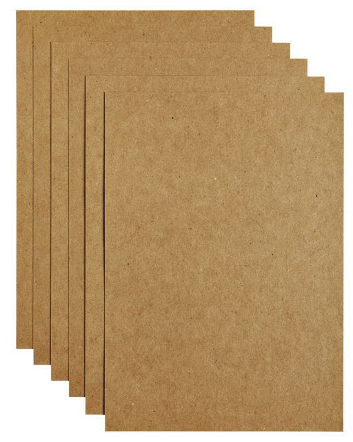 Kopieerpapier Papicolor A4 100gr 12 vel kraft bruin afbeelding