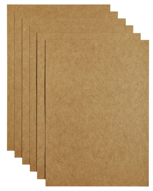 Kopieerpapier Papicolor A4 220gr 6 vel kraft bruin afbeelding