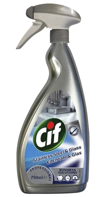 Roestvrijstaal reiniger CIF professional 750ml afbeelding
